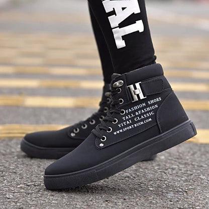 New Arrival Men's High Top Casual Shoes Spring/Autumn High Top Sneakers High Quality Retro Fashion Men Boots Zapatillas Hombre - AFFORDABLE QUALITY SHOP