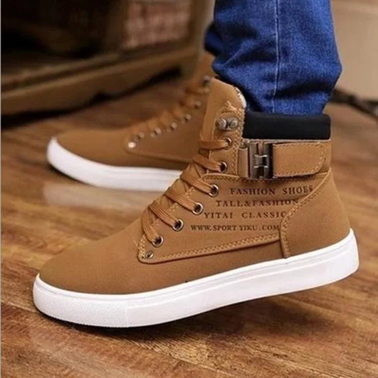 New Arrival Men's High Top Casual Shoes Spring/Autumn High Top Sneakers High Quality Retro Fashion Men Boots Zapatillas Hombre - AFFORDABLE QUALITY SHOP