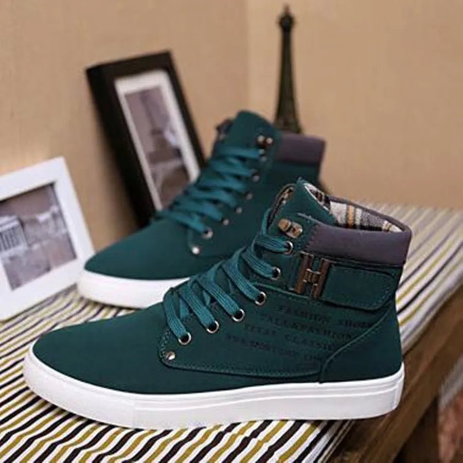 New Arrival Men's High Top Casual Shoes Spring/Autumn High Top Sneakers High Quality Retro Fashion Men Boots Zapatillas Hombre - AFFORDABLE QUALITY SHOP