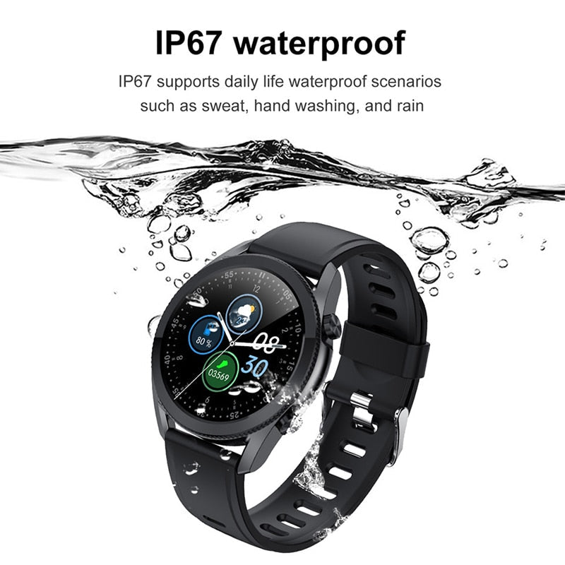 NEW Bluetooth Phone Smartwatch Women Men Waterproof Sports Fitness Watch Health Tracker Weather Display For Android ios Samsung - AFFORDABLE QUALITY SHOP