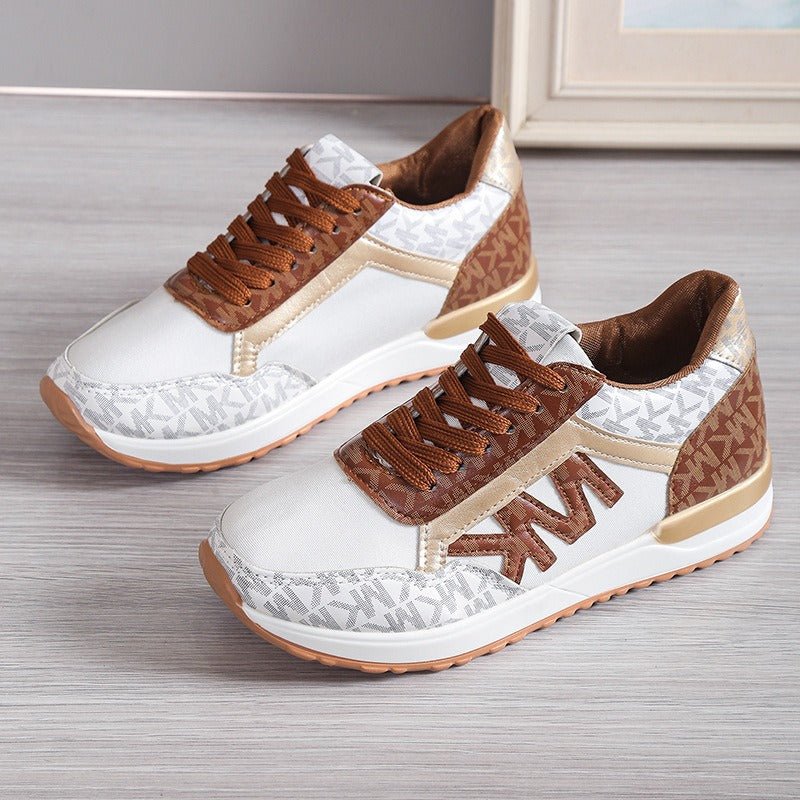 New oversized women's thick sole sports front tie up round toe breathable sports shoes in Roman style - AFFORDABLE QUALITY SHOP