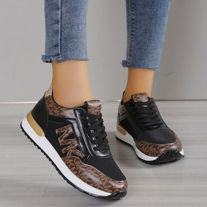 New oversized women's thick sole sports front tie up round toe breathable sports shoes in Roman style - AFFORDABLE QUALITY SHOP