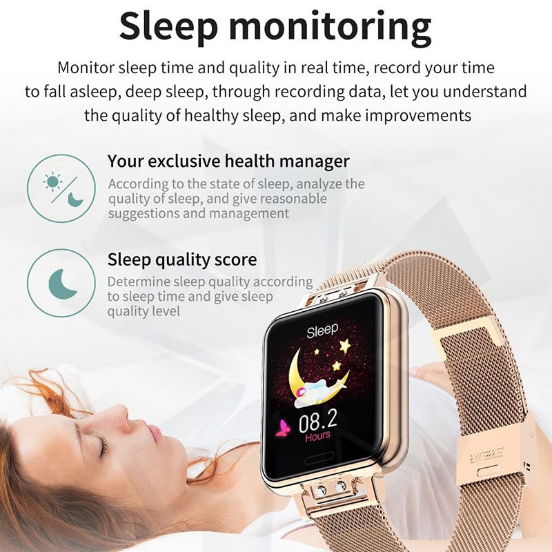 New Smart Watch Women Heart Rate Women Menstrual Cycle Multifunction Ladies Smartwatch Fitness Tracker For Android IOS - AFFORDABLE QUALITY SHOP