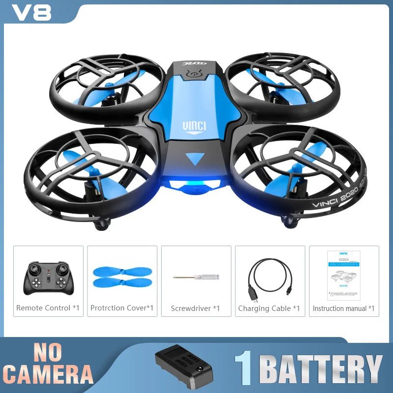 New V8 Mini Drone 10K HD Camera WiFi Fpv Air Pressure Height Maintain Foldable Quadcopter RC Dron Toy Gift 6KM - AFFORDABLE QUALITY SHOP