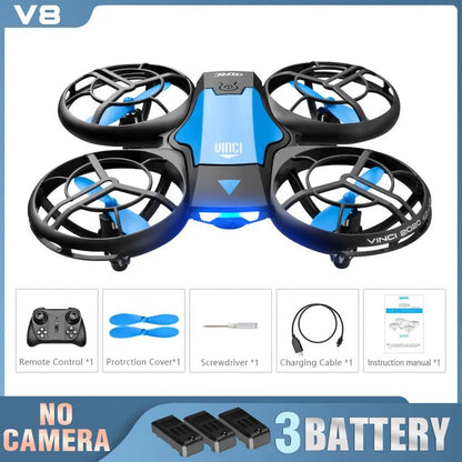 New V8 Mini Drone 10K HD Camera WiFi Fpv Air Pressure Height Maintain Foldable Quadcopter RC Dron Toy Gift 6KM - AFFORDABLE QUALITY SHOP