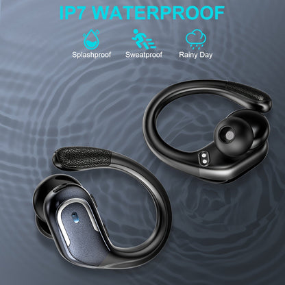 New Wireless Earbuds for Running Sports, Bass Sound, Over Ear Headphones , IPX7 Waterproof, - AFFORDABLE QUALITY SHOP