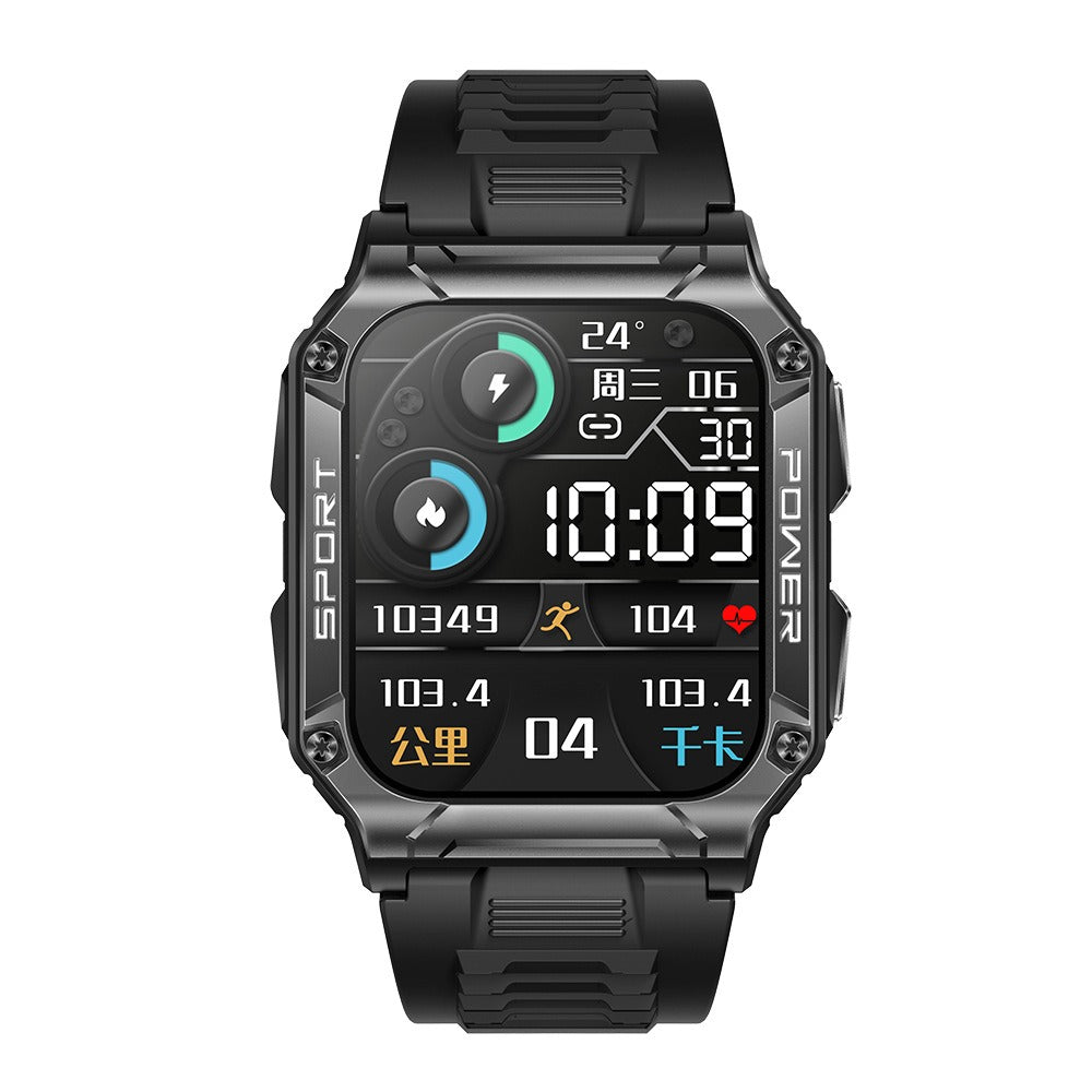 NX6 smart watch Bluetooth call 1.95 inch large screen compass heart rate blood oxygen IP68 waterproof - AFFORDABLE QUALITY SHOP