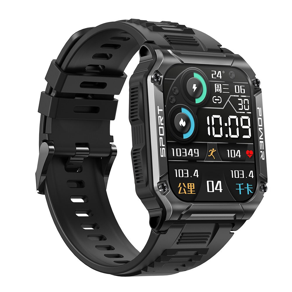 NX6 smart watch Bluetooth call 1.95 inch large screen compass heart rate blood oxygen IP68 waterproof - AFFORDABLE QUALITY SHOP