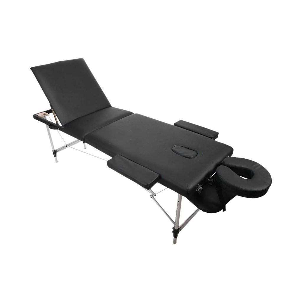 ONIREST 3 Fold Adjustable Portable Massage Bed （Black） - AFFORDABLE QUALITY SHOP