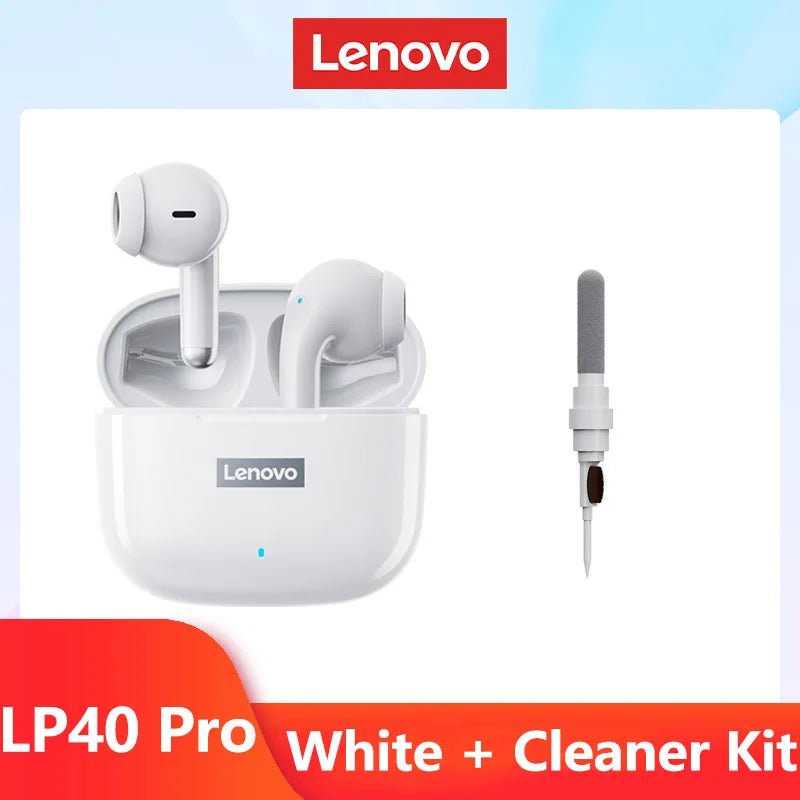 Original Lenovo LP40 Pro TWS Earphones Wireless Bluetooth 5.1 Sport Noise Reduction Headphones Touch Control 250mAH 2022 New - AFFORDABLE QUALITY SHOP