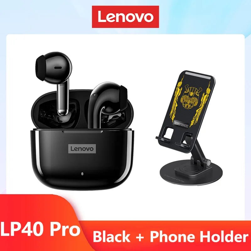 Original Lenovo LP40 Pro TWS Earphones Wireless Bluetooth 5.1 Sport Noise Reduction Headphones Touch Control 250mAH 2022 New - AFFORDABLE QUALITY SHOP