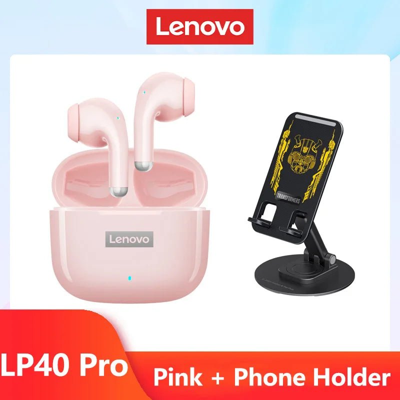 Original Lenovo LP40 Pro TWS Earphones Wireless Bluetooth 5.1 Sport Noise Reduction Headphones Touch Control 250mAH 2022 New - AFFORDABLE QUALITY SHOP