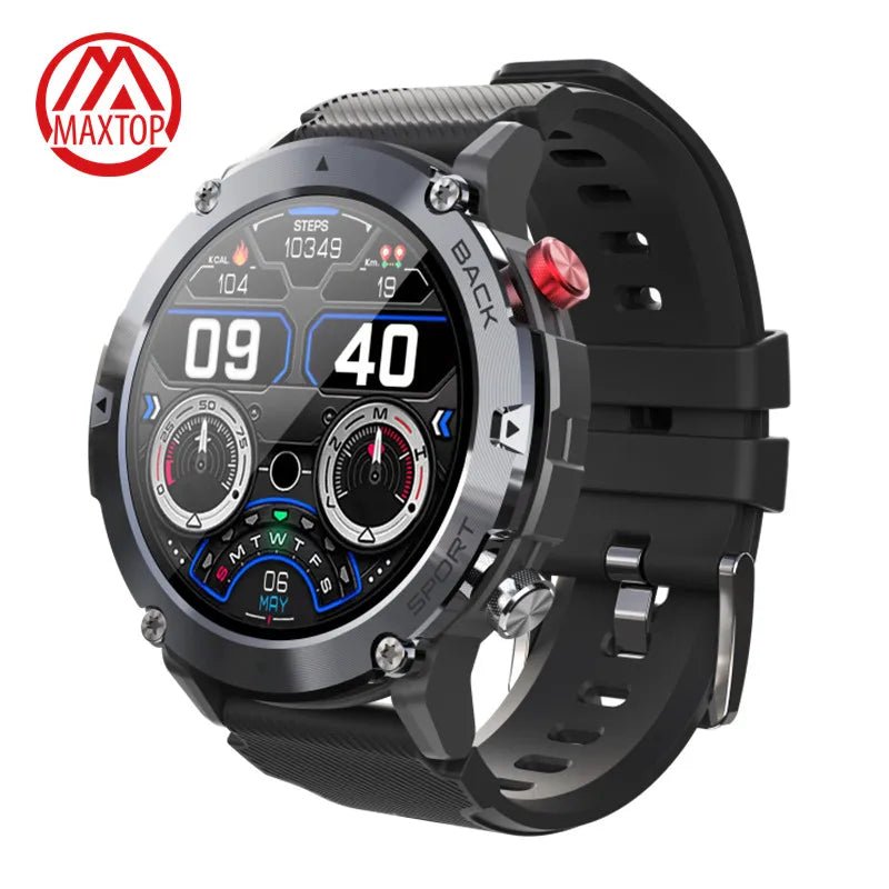 Outdoor Rugged Fitness Tracker Smartwatch Ip68 Waterproof Bluetooth Calling - AFFORDABLE QUALITY SHOP