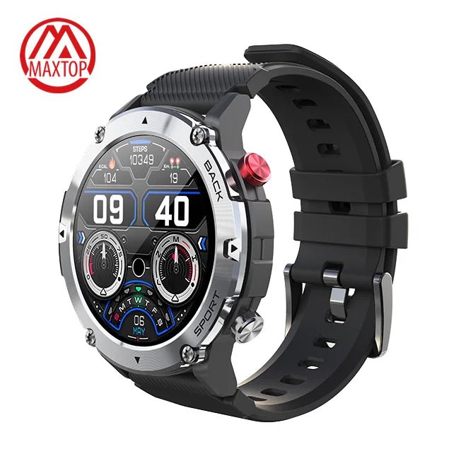 Outdoor Rugged Fitness Tracker Smartwatch Ip68 Waterproof Bluetooth Calling - AFFORDABLE QUALITY SHOP