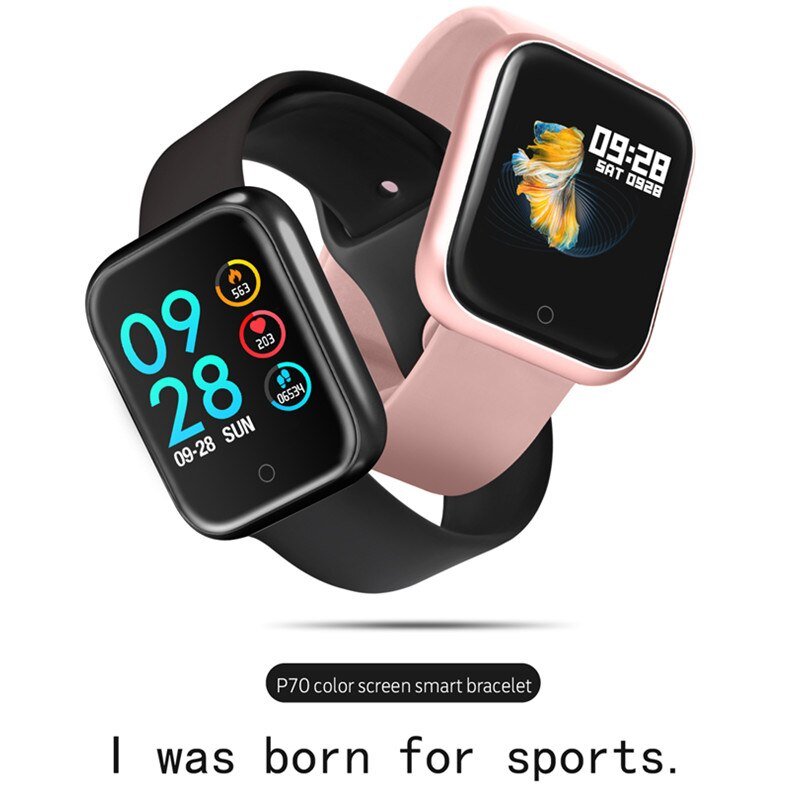 P70 smart wristband +earphone+belt /set smart band women with heart rate blood pressure waterproof watch for ios android - AFFORDABLE QUALITY SHOP