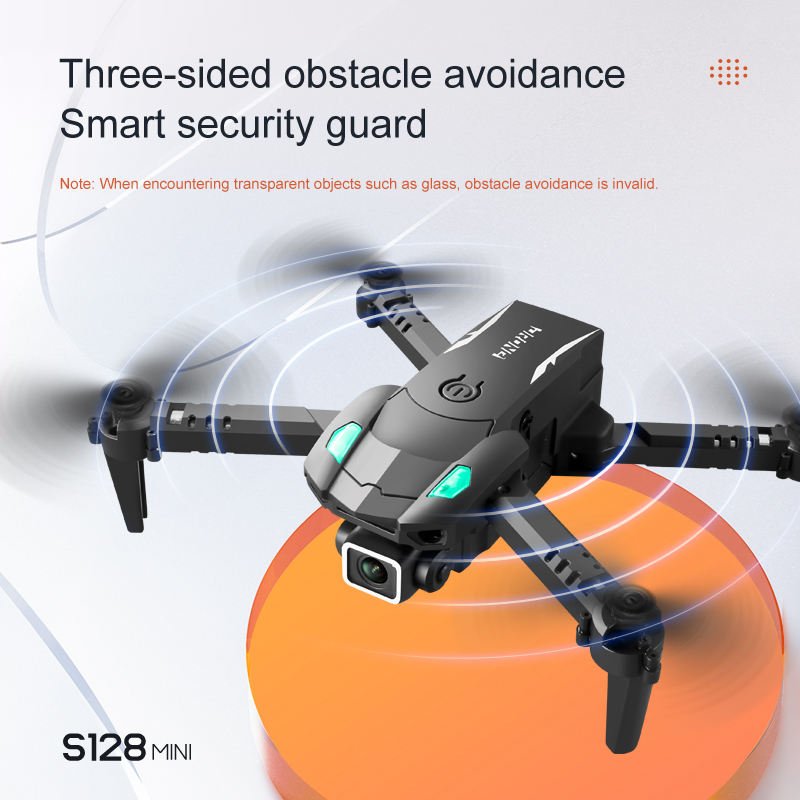 S128 Three-Sided Obstacle Avoidance Drone 4K Dual Camera HD Aerial Photography Quadcopter Mini Fixed Height Remote Control Aircraft - AFFORDABLE QUALITY SHOP