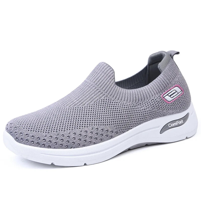 Shoes Women Summer 2022 Breathable Mesh Women Casual Shoes Socks Shoes Soft Sole Flats Fashion Sneakers Shoes Women Loafers - AFFORDABLE QUALITY SHOP