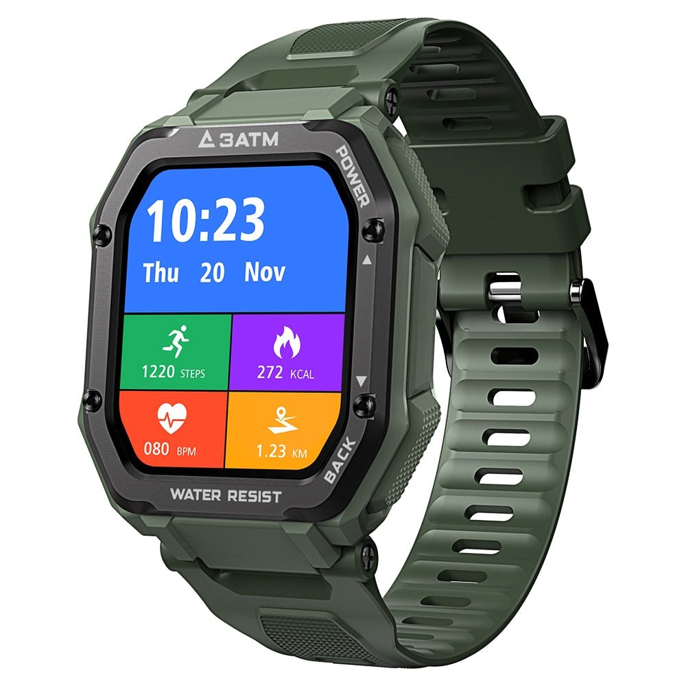 Smart Watch ROCK Rugged Watch For Men Outdoor Sports Waterproof Fitness Tracker Blood Pressure Monitor smartwatch - AFFORDABLE QUALITY SHOP