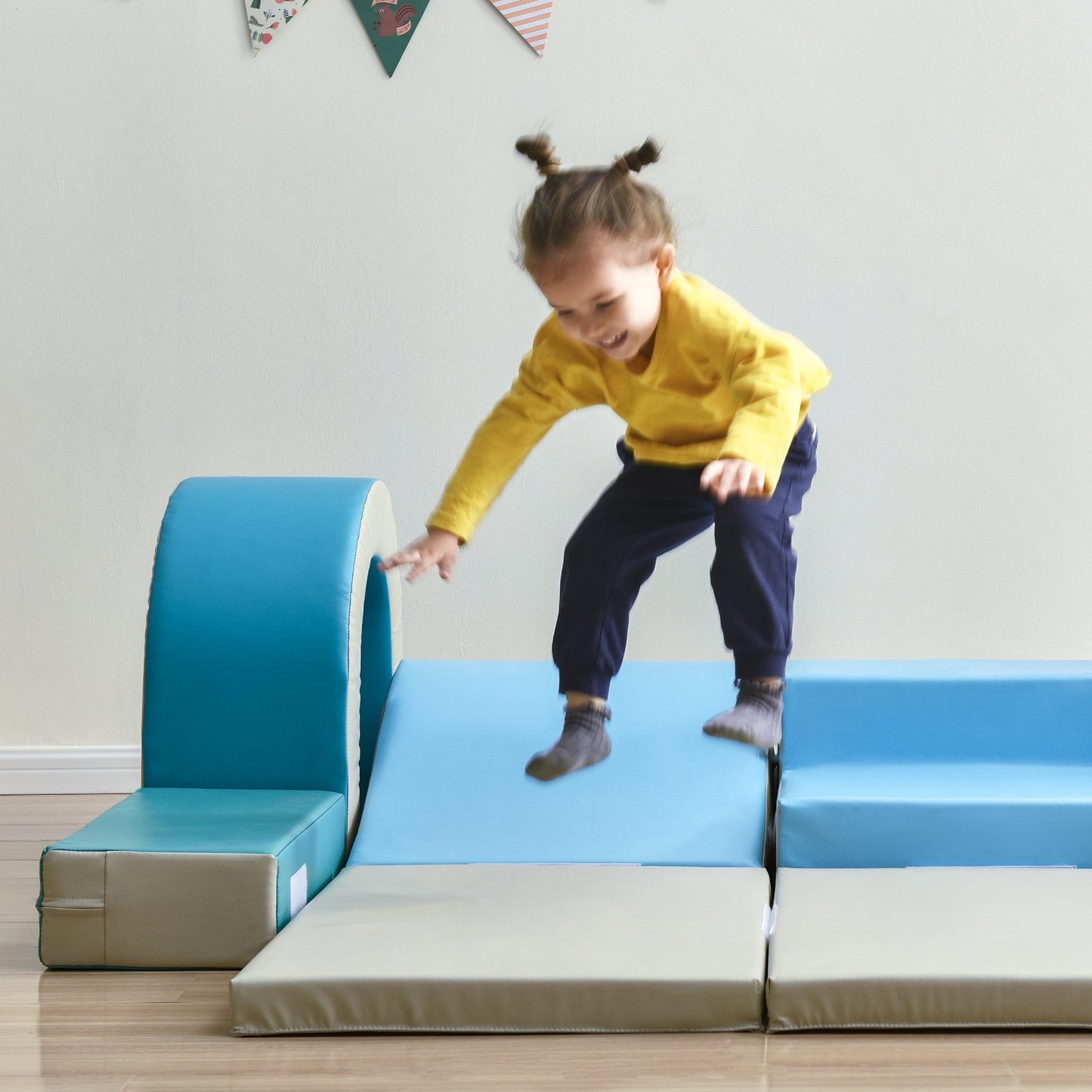 Soft Climb and Crawl Foam Playset 10 in 1 Safe Soft Foam Nugget Block for Infants Preschools - AFFORDABLE QUALITY SHOP