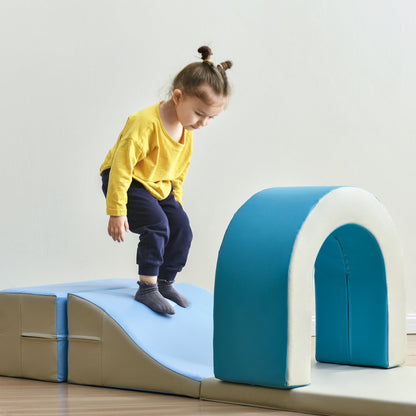 Soft Climb and Crawl Foam Playset 10 in 1 Safe Soft Foam Nugget Block for Infants Preschools - AFFORDABLE QUALITY SHOP