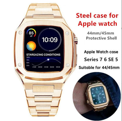 Suitable for Apple Watch modified case metal protective case iwatch 8/7/6/5/4/SE ultra protective case - AFFORDABLE QUALITY SHOP