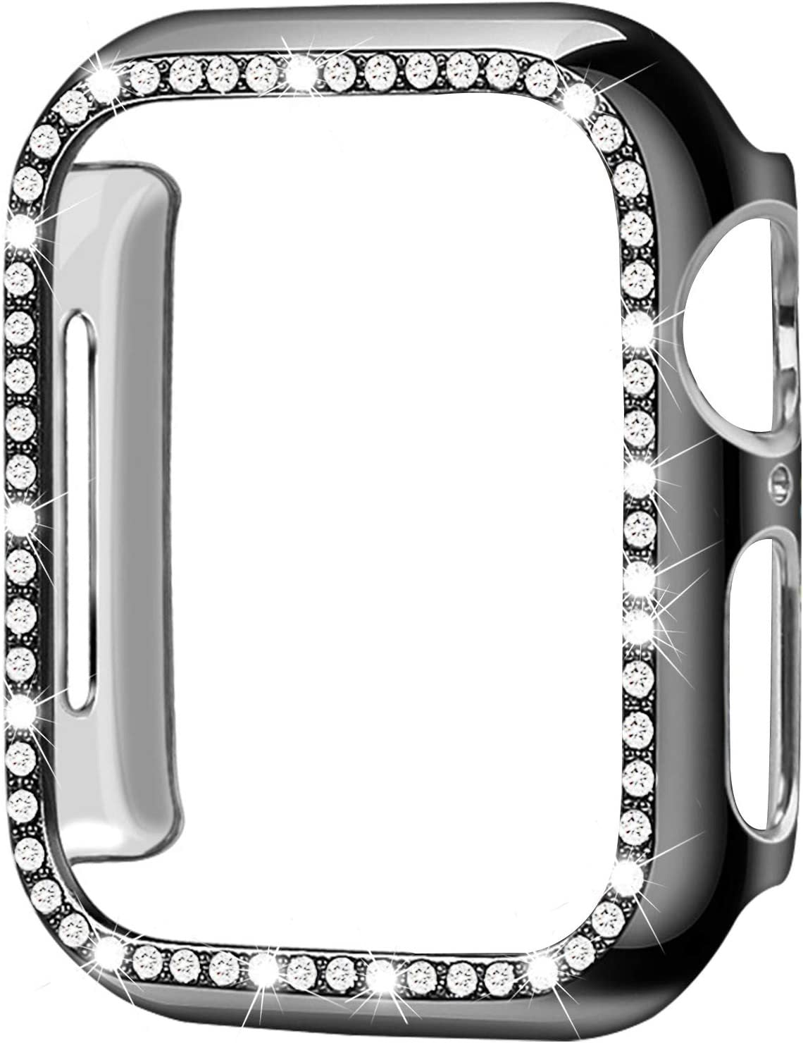 Suitable for iwatch8 Apple Watch Case Protection Case PC Single Row Diamond Hollow Case 41MM45MM - AFFORDABLE QUALITY SHOP