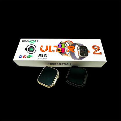 T800 Ultra 2 Smart Watch 2.02Inch Screen Rotating Dual Buttons Fitpro S9 - AFFORDABLE QUALITY SHOP