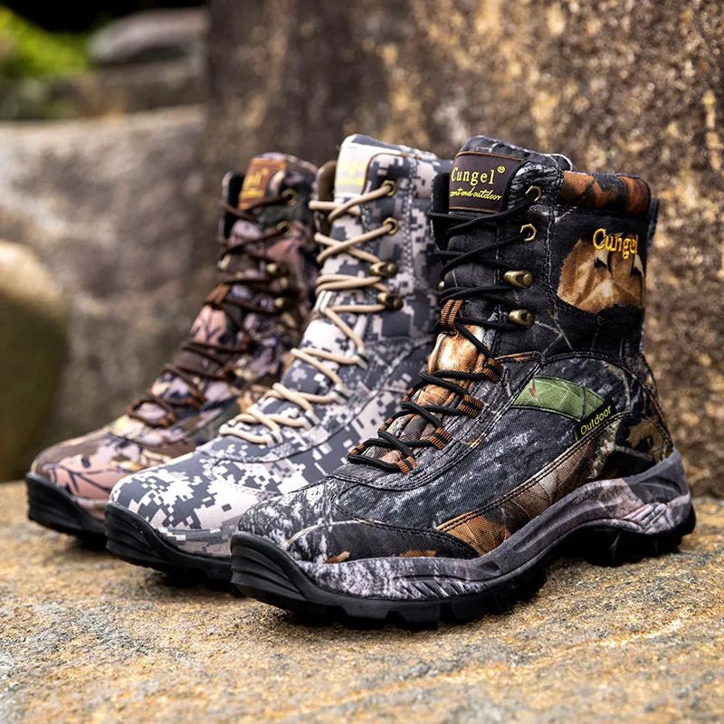 Tactical Winter Camouflage Sneakers Army Combat Boots Military Hiking Shoes Tactical Desert Training Size 46 Anti-Slip Trekking - AFFORDABLE QUALITY SHOP