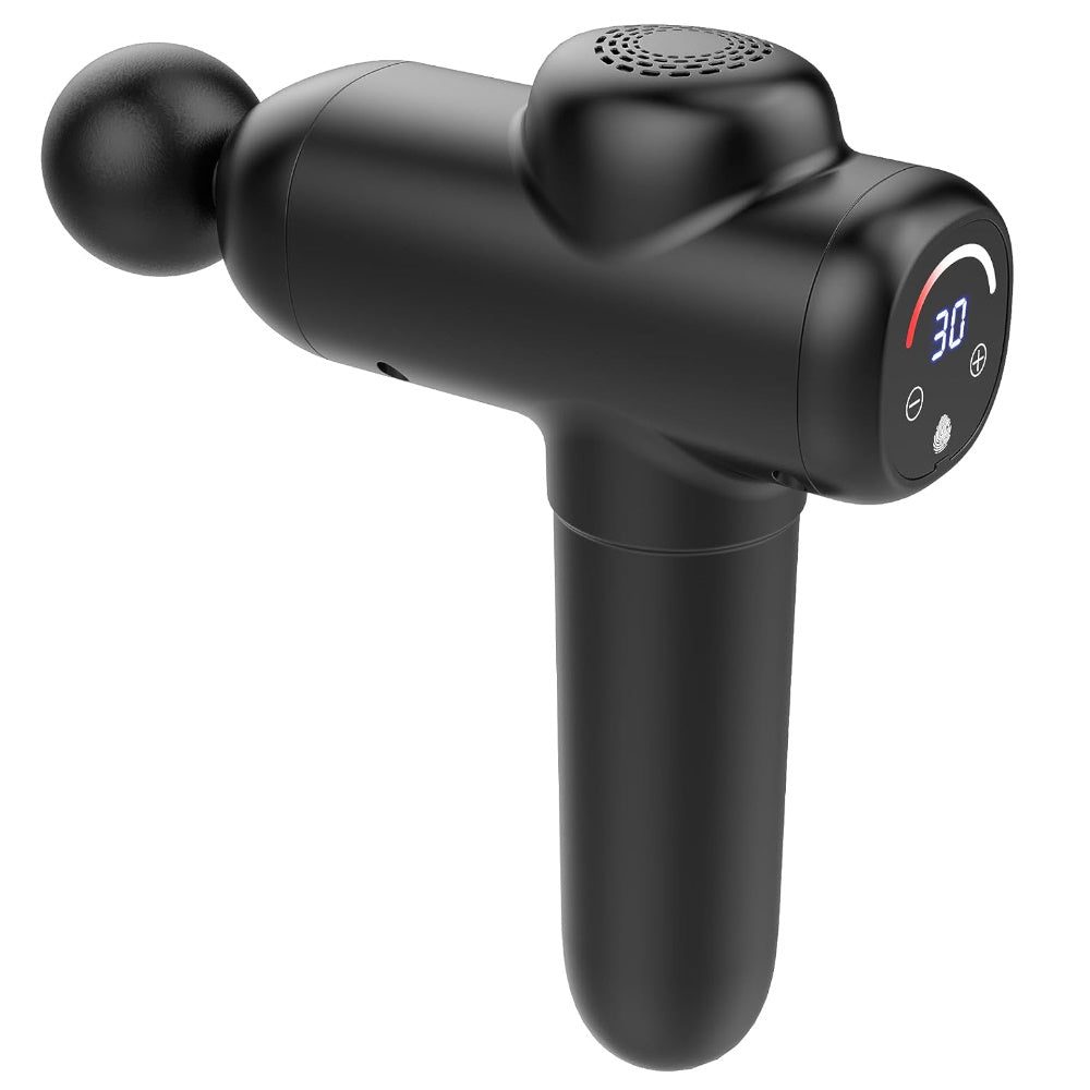 VERPEAK 3200RPM Mini Massage Gun with 6 Heads and 30 Adjustable Speed Levels (Black) VP-MMG-100-NS - AFFORDABLE QUALITY SHOP