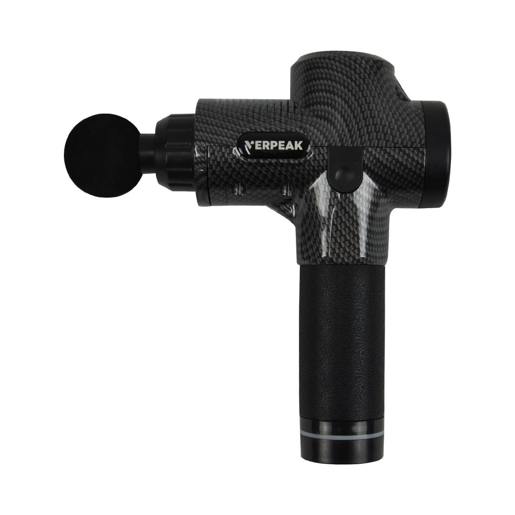 VERPEAK Massage Gun - LCD - 17V (Carbon-Fibre) - AFFORDABLE QUALITY SHOP