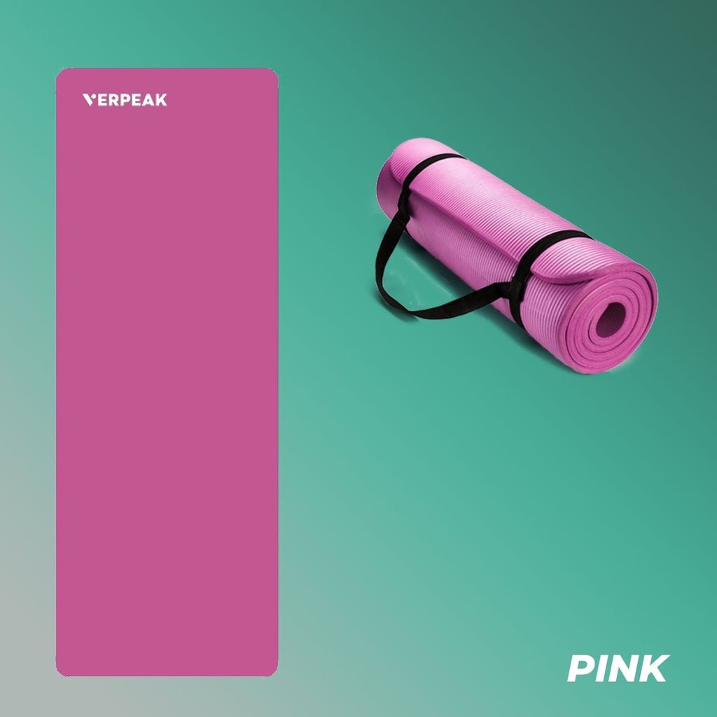 VERPEAK NBR Yoga Mat 1.5CM (Pink) - AFFORDABLE QUALITY SHOP