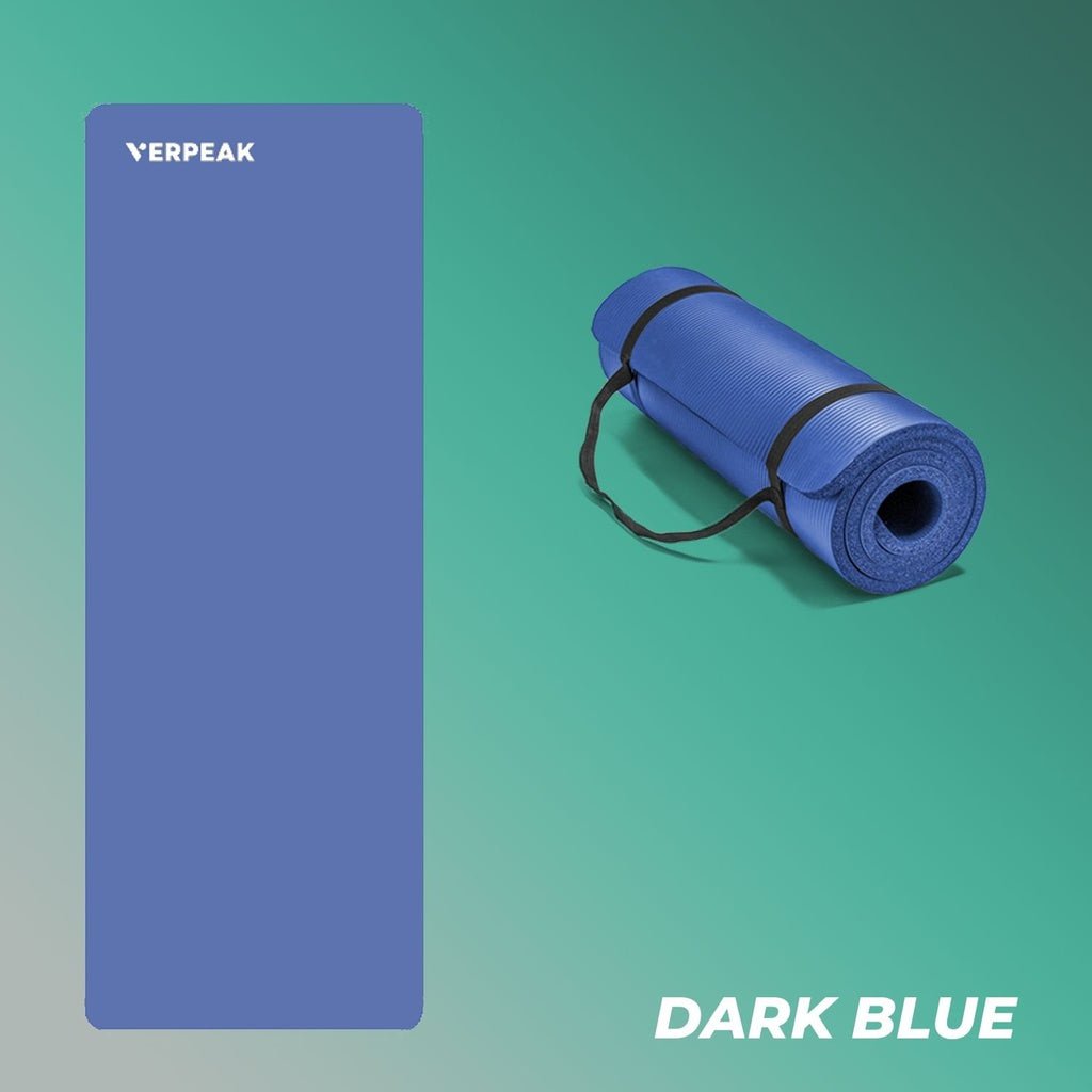 VERPEAK NBR Yoga Mat 2.0CM (Dark Blue) - AFFORDABLE QUALITY SHOP