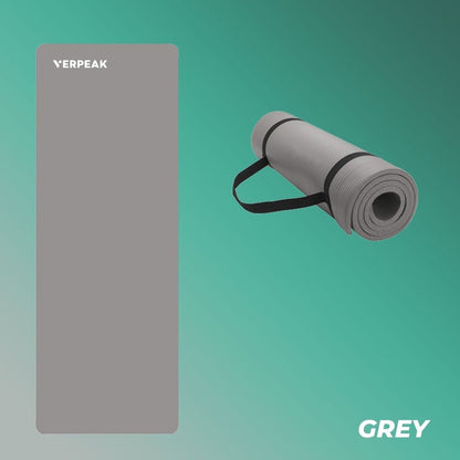 VERPEAK NBR Yoga Mat 2.0CM (Gray) - AFFORDABLE QUALITY SHOP