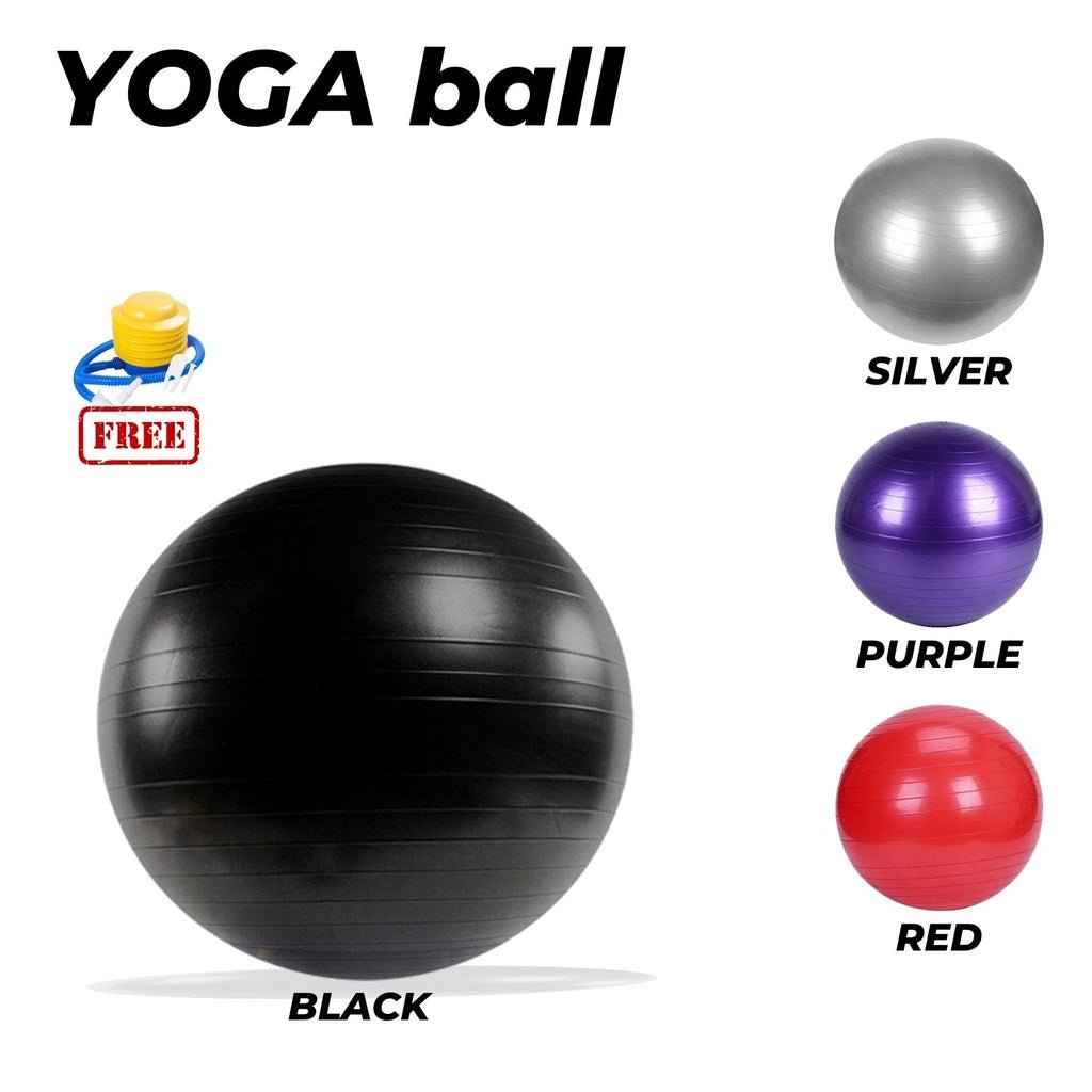 VERPEAK Yoga Ball 75cm (Purple) - AFFORDABLE QUALITY SHOP