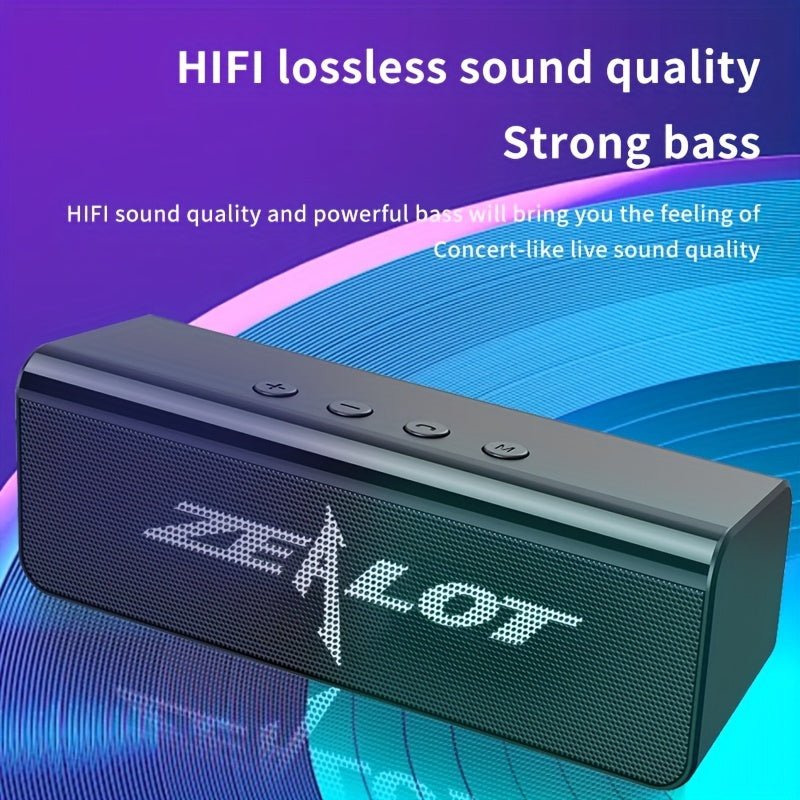 Waterproof Wireless Speaker, Dual Pairing, 10W Subwoofer, 10H Playtime, Booming Bass - Zealot S31 - AFFORDABLE QUALITY SHOP