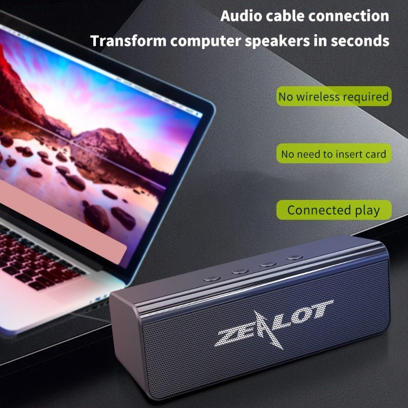 Waterproof Wireless Speaker, Dual Pairing, 10W Subwoofer, 10H Playtime, Booming Bass - Zealot S31 - AFFORDABLE QUALITY SHOP