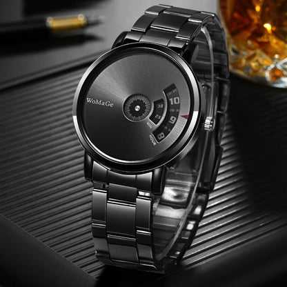 WoMaGe Fashion Watch Men Watches Stainless Steel Creative Men's Watches Male Wristwatch Luxury Mens Clock reloj mujer bayan saat - AFFORDABLE QUALITY SHOP