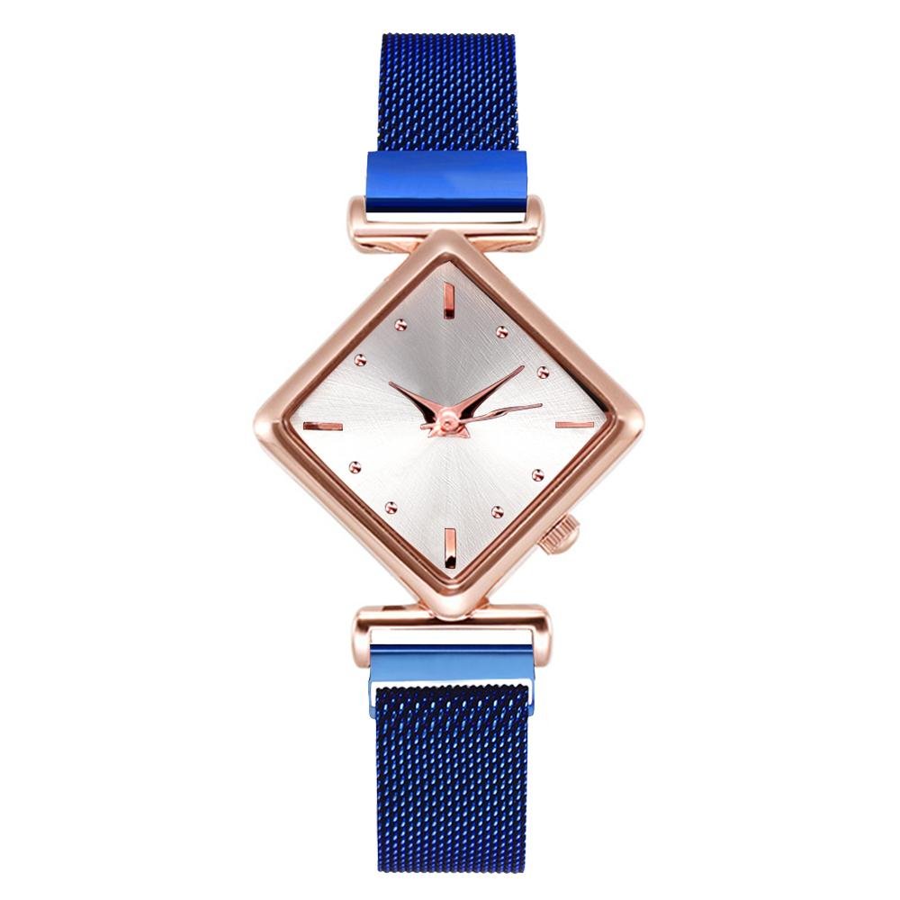 Women Square Watch Luxury Ladies Quartz Magnet Buckle Gradient Color Watches Relogio Feminino For Gift Clock - AFFORDABLE QUALITY SHOP