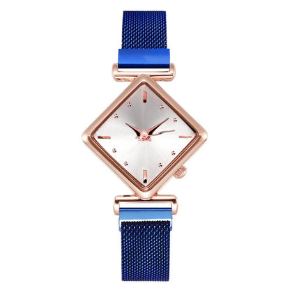 Women Square Watch Luxury Ladies Quartz Magnet Buckle Gradient Color Watches Relogio Feminino For Gift Clock - AFFORDABLE QUALITY SHOP