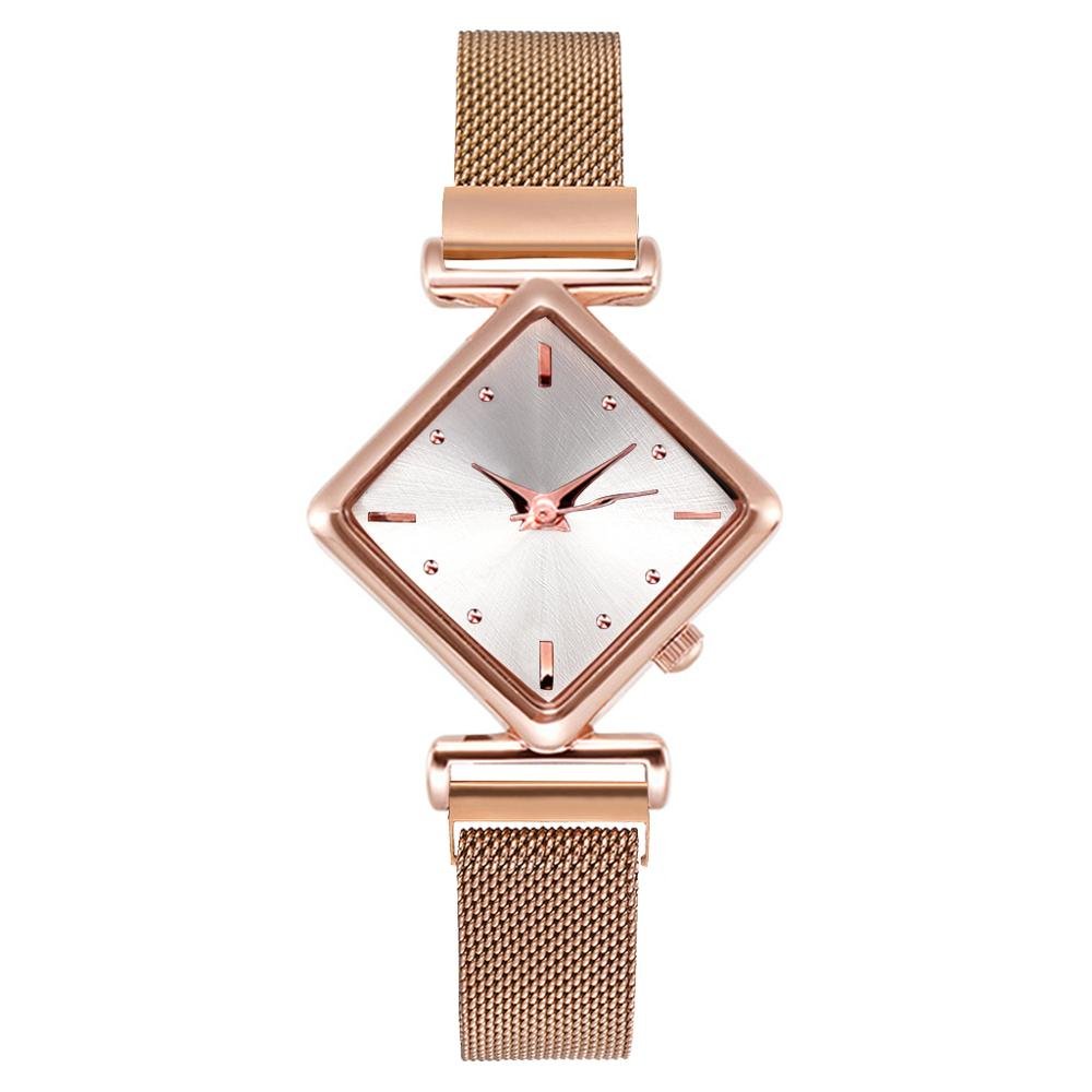 Women Square Watch Luxury Ladies Quartz Magnet Buckle Gradient Color Watches Relogio Feminino For Gift Clock - AFFORDABLE QUALITY SHOP