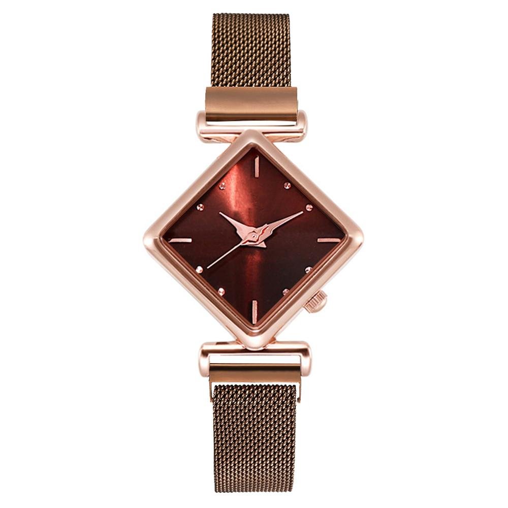 Women Square Watch Luxury Ladies Quartz Magnet Buckle Gradient Color Watches Relogio Feminino For Gift Clock - AFFORDABLE QUALITY SHOP