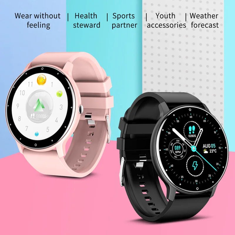 Women's smart watches Real-Time Weather Forecast Activity Tracker Whatsapp Notification Reminder IP67 Waterproof Smartwatches - AFFORDABLE QUALITY SHOP